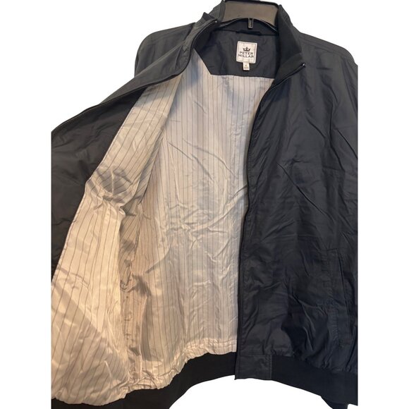 Peter Millar Men’s Jacket XL Black Full Zip Lightweight Casual Outerwear - Picture 4 of 5
